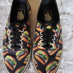 Vans hamburger print